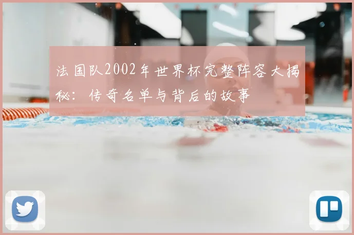 法国队2002年世界杯完整阵容大揭秘:传奇名单与背后的故事